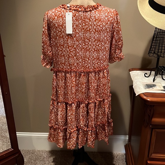 C + D + M CDM BOUTIQUE WOMENS DRESS IN SZ L…NWT…SLIGHTLY LONGER IN BACK..SO CUTE - Picture 8 of 8